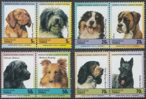 1985 Tuvalu Nukulaelae 33-40Paar Dogs 5,00 €