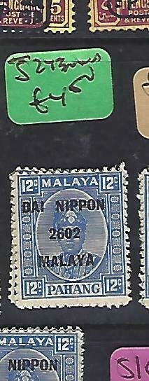 MALAYA JAPANESE OCCUPATION PAHANG (P2510BB)  12C DN SG J273   MNH