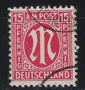 Germany AM Post Scott # 3N9a, used