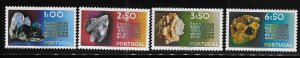 Portugal 1971 Minerals Geology Sc 1106-1109 MNH A1598