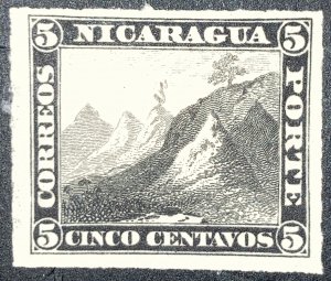 AlexStamps NICARAGUA #10 IMPERF VF Mint