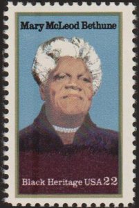 # 2137 MINT NEVER HINGED ( MNH ) MARY McLEOD BATHUNE