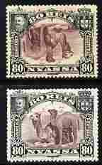 Nyassa Company 1901 Dromedaries 80r with inverted centre ...