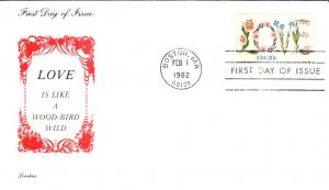 #1951 LOVE Lorstan FDC