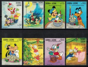 SIERRA LEONE 1993 - Disney characters / complete set MNH