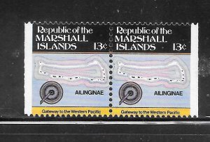 Marshall Islands #39A MNH Pair