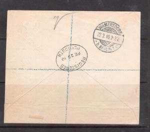 Gibraltar #61 (SG #63) Very Fine Used On Registered Cover To Germany