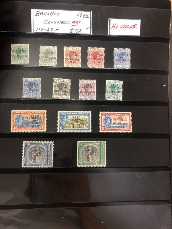 BRITISH EMPIRE – HIGH VALUE MINT DEFINITIVE SETS – 425035