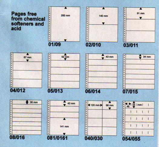 Lindner Omnia #03 stockbook pages-gently used