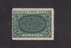 CANADA # E1-E1a FVF-MLH BLUE GREEN,GREEN SHADES 10cts SPECIAL DELIVERIES CV $160