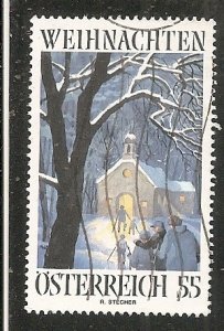 Austria   Scott  2031   Christmas    Used