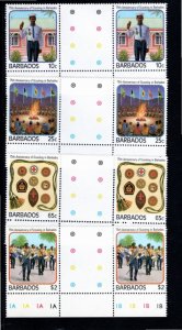 Barbados 1987 MNH 706-9 gutter pair