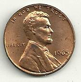 1965 - Lincoln Head Cent - Uncirculated