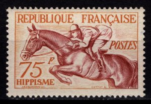 France 1953 Sports, Horse Jumping, 75f [Unused]