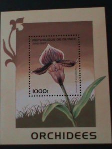 ​GUINEA-1997 BEAUTIFUL LOVELY ORCHIDS-MNH S/S VF LAST ONE WE SHIP TO WORLDWIDE