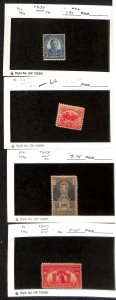 United States Postage Stamp, #627, 628-629, 637 Mint Hinged, 1926 (C82)