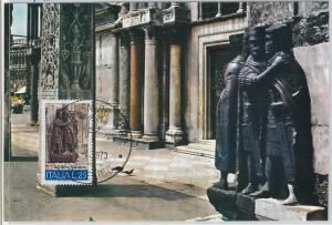 59058  -  ITALY - POSTAL HISTORY: MAXIMUM CARD 1973  -  ART Religion