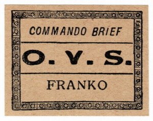 (I.B) Orange Free State Postal : Commando Brief (Boer War)