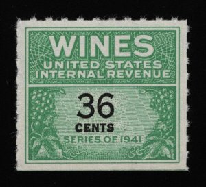 #RE135 36c Wines, Mint NGAI NH [6] **ANY 5=FREE SHIPPING**