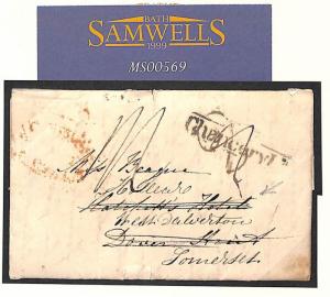 GB London COFFEE HOUSE MAIL Forwarded *Hatchett's Hotel* 1829 Cover MS569