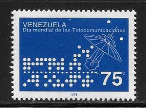 Venezuela 1181 World Telecommunications Day single MNH