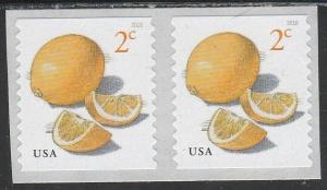 5256 -  .02 Lemons coil pair mnh vf.