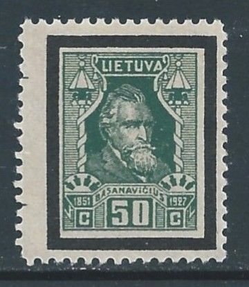 Lithuania #221 NH 50c Dr. Jonas Basanavicius