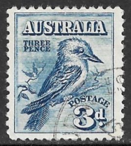 AUSTRALIA 1928 KGVI 3d Kookaburra Melbourne Exhibit Issue Sc 95 VFU