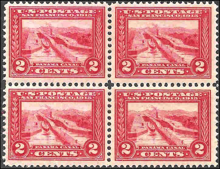 398 Mint,OG,NH... Block of 4... SCV $140.00