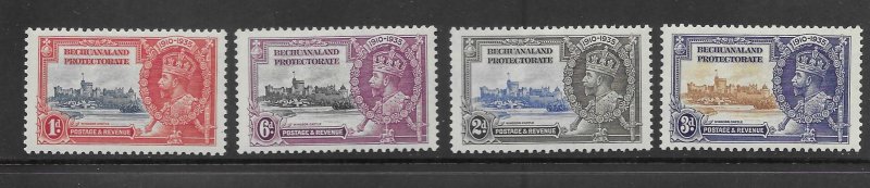 Bechuanaland 117-20  1935  set  VF LH