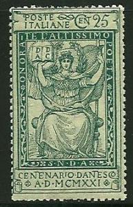 Italy # 134, Mint Hinge remain