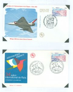 France C53 1981 34th International Space& Aeronautics Exhibition; Mirage plane