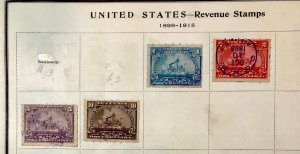 Four documentary stamps