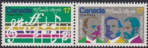 858a 1980 O' Canada MNH