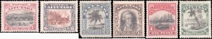 Aitutaki #28-33, Complete Set(6), 1920, Hinged