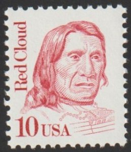 SC# 2175 - (10c) - Red Cloud, MNH Single