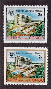 Congo D.R. Scott #745-746 MH