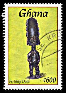 Ghana 1750, used, Fertility Doll