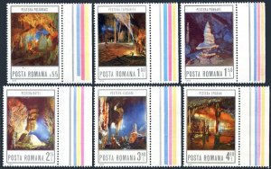 Romania 2790-2794, MNH. Michel 3536-3541. Caves,1978. Polovraci, Carpathians,