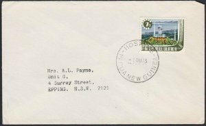 PAPUA NEW GUINEA 1973 cover ex HOSKINS......................................G867