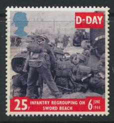 Great Britain SG 1827  Used  - D Day Anniversay 