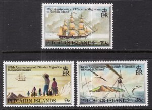 Pitcairn Islands 203-205 MNH VF