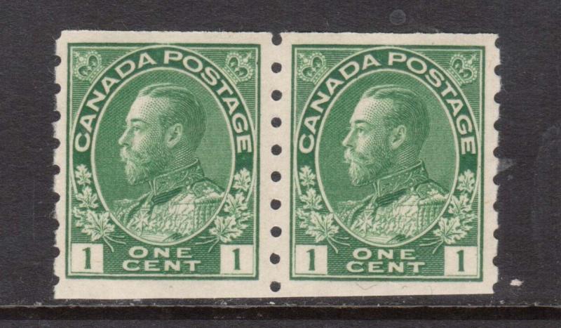 Canada #125 VF/NH Coil Pair