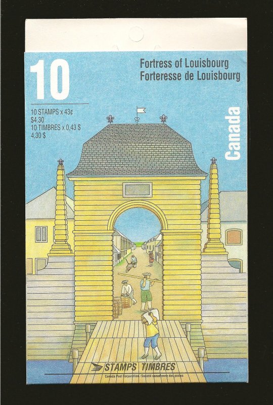 Canada BK175 Fortress Of Louisbourg Booklet of 10 MNH