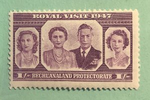 Bechuanaland Protectorate 1947 Scott 146 MNH - 1sh,  Royal Visit
