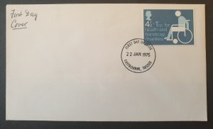 Great Britain First Day Cover Health & Handicap Charities 1975