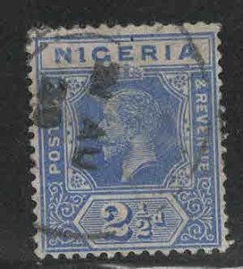 Nigeria Scott 4 Used, wmk 3, die 1, fault, tiny hole from date cancel