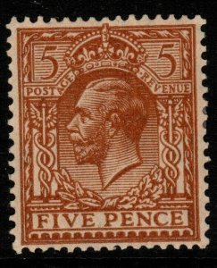 GB SGN40(5) 1934 5d DEEP BRIGHT OCHRE-BROWN MTD MINT