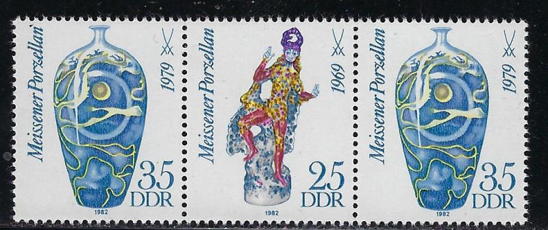 Germany DDR Scott # 2235 (2), 2234, mint nh, se-tenant, WZd527