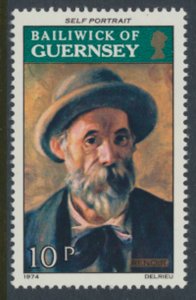 Guernsey SG 121  SC# 118  Renoir Paintings Art Mint Never Hinged see scan 